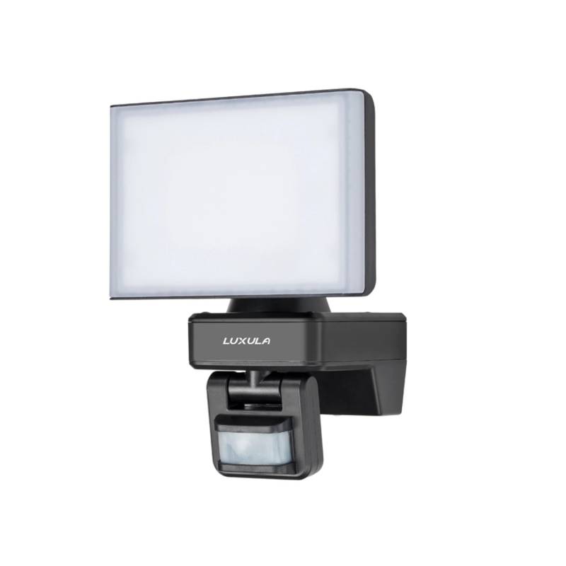LUXULA LED Strahler Fluter 20W 2100lm 4000K Neutralweiß Bewegungsmelder IP54 Wandleuchte von LUXULA