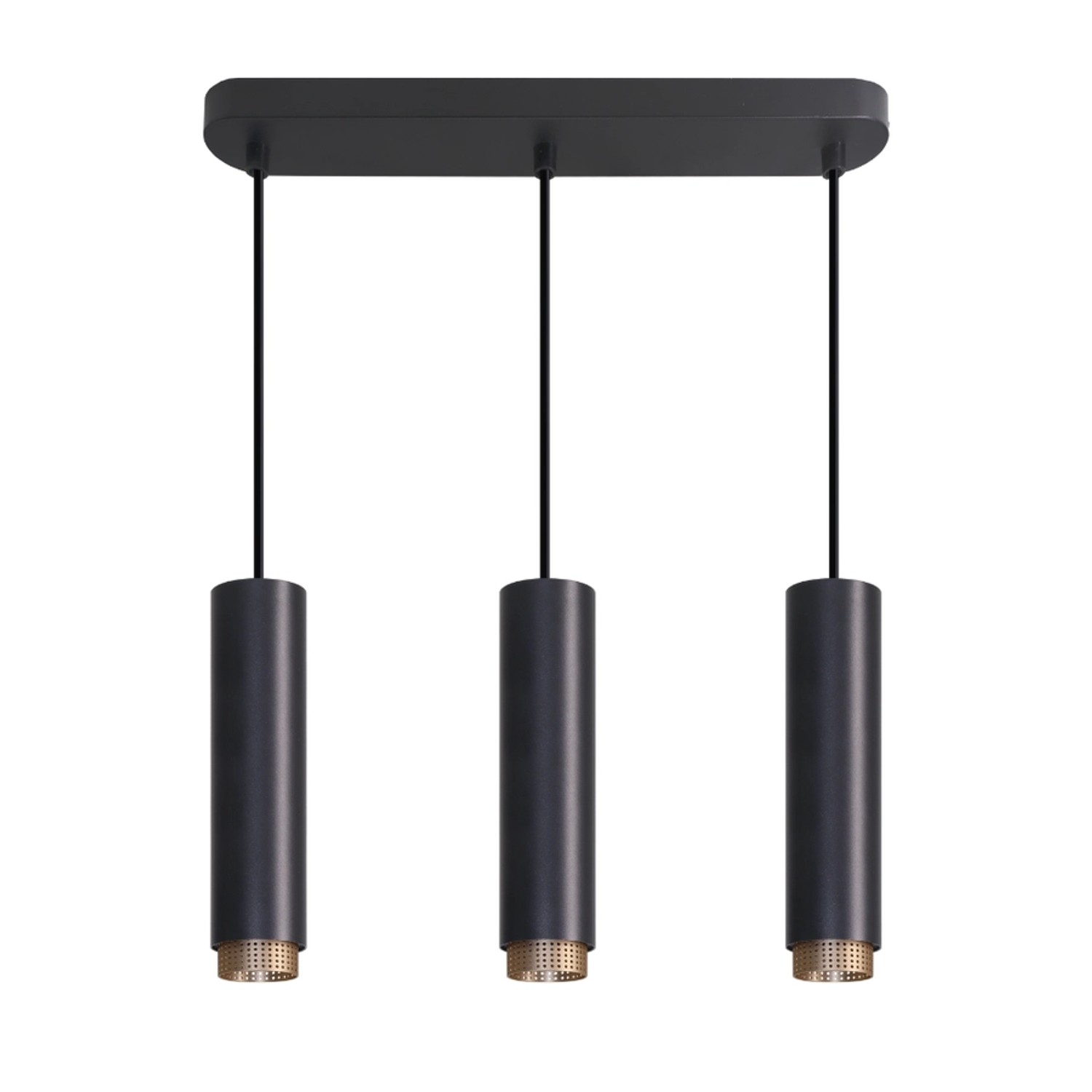LUXULA Pendelleuchte 3-Flammig E27 Hängelampe Design Spotleiste Schwarz Goldring Deckenleuchte Modern LUXULA Pendelleuchte 3-Flammig E27 Hängelampe Design Spotleiste Schwarz Goldring Deckenleuchte Modern von LUXULA