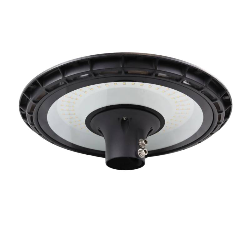 LUXULA Runde LED Mastleuchte 60W Straßenleuchte mit 6000Lm IP65 Schutz und 3000K Warmweiß von LUXULA