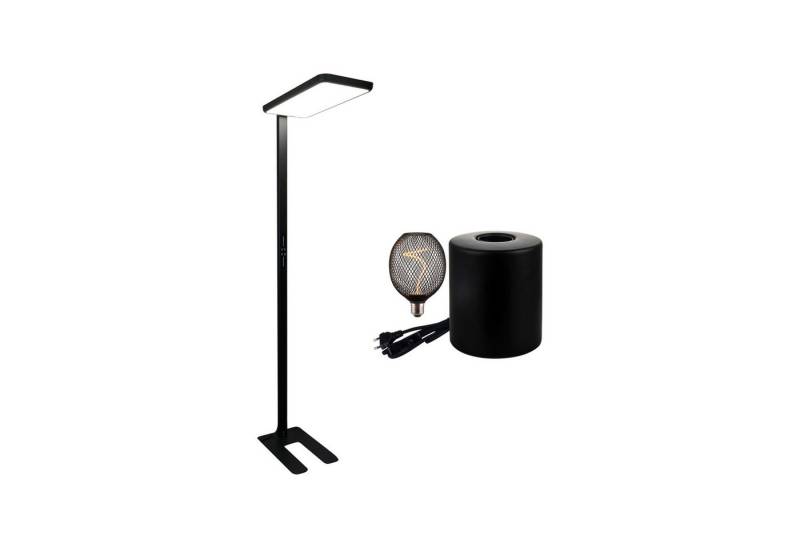 LUXULA Stehlampe LUXULA LED-Büro-Stehleuchte, 100 W + LUXULA von LUXULA