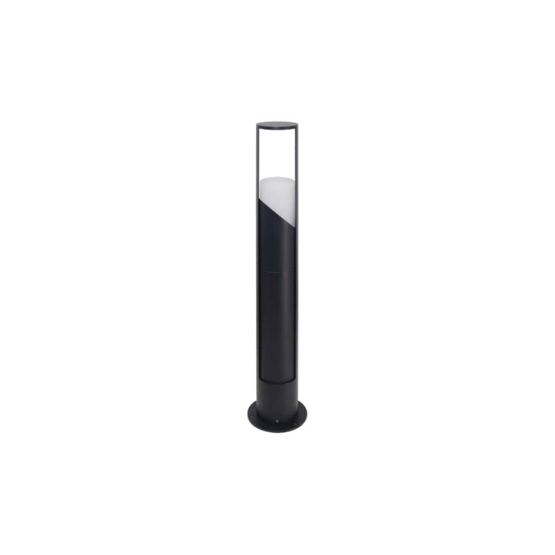 LUXULA Wegeleuchte Schwarz GU10 Fassung IP44 Aluminium mit Erdspieß Höhe 60cm von LUXULA