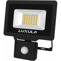 LED-Fluter mit Bewegungsmelder, eek: f, 30W, 3000lm, 4000K, schwarz - Luxula von LUXULA