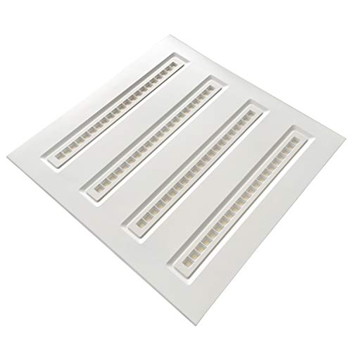 Luxula LED Panel 62x62, extrem lange Lebensdauer, UGR<16, austauschbare LED Module und einstellbare Lichtfarbe warm-, neutral- und kaltweiß von LUXULA