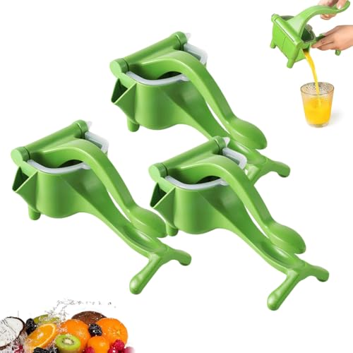 LUYJWZN Cubiccredit Manual Juice Squeezer, Cubiccredit Handheld Juicer Squeezer, Heavy Duty Manual SqueezeJuice Extractor, Easy to Use, Ergonomic Grip, for Juices Extraction of Citrus (3pcs) von LUYJWZN
