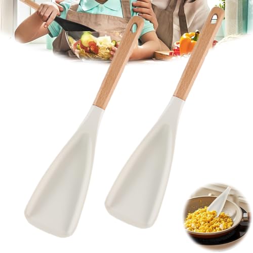 LUYJWZN Sufficientlg Multi-Function Spoon, Facilitatek Cooking Spoon, Facilitatek Multifunction Spatula for Cooking Heat Resistant Utensils Kitchen (2*white) von LUYJWZN