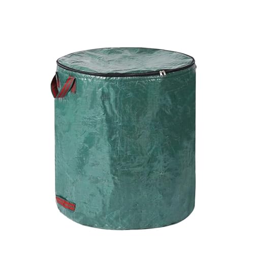 Garten Laubsack 120–500 L Gartenabfallsack Mit Deckel, Faltbarer Mülleimer For Sammeln Von Laub, Wiederverwendbar(120L,With Lid) von LUYSGBXR