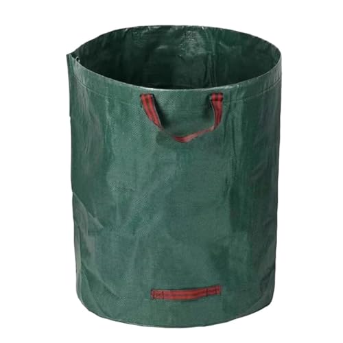 Garten Laubsack 50L Gartenabfallsäcke, wasserdichte Tragetasche, Abfallbehälter mit 4 Griffen, Gartenabfallbehälter, faltbar, for Blumen, Hecken, Rasen von LUYSGBXR
