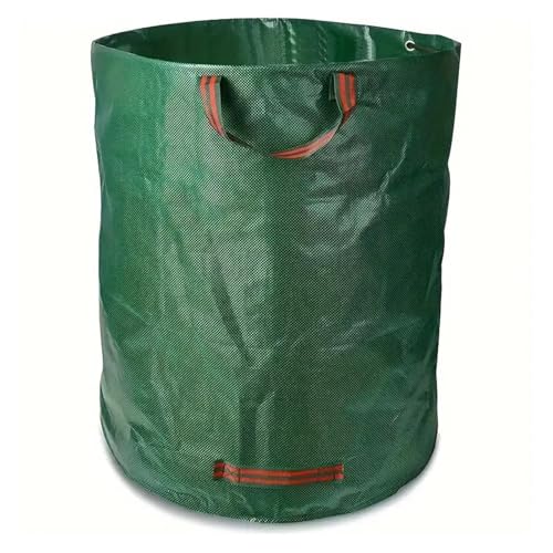 Garten Laubsack 60L-500L Wiederverwendbarer Gartensack, Laubsack Mit Großer Kapazität, Leichter Mülleimer, Faltbarer Aufbewahrungsbeutel For Gartenmüllbehälter(400L 80x80CM) von LUYSGBXR