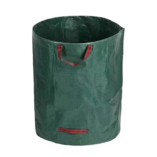 Garten Laubsack Faltbarer Laub- und Grasbehälter, große Kapazität, wiederverwendbarer Müllbehälter, wasserdichte PP-gewebte Tasche for Rasen, Hof, Pool(60L) von LUYSGBXR