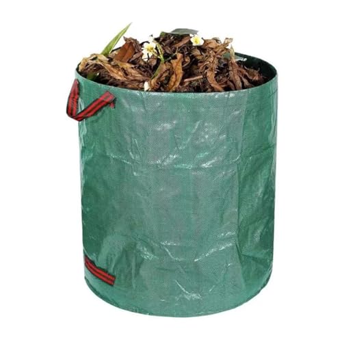 Garten Laubsack Gartenabfall-Aufbewahrungstasche Kann wiederverwendbarer Blattsack-Mülleimer Faltbarer Mülleimer-Sammelbehälter(272L D67xH76cm) von LUYSGBXR