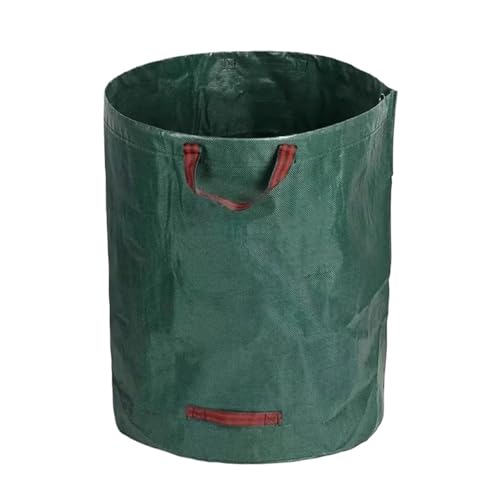 Garten Laubsack Müllbehälter, wasserdichter PP-Gewebesack, faltbarer Gartenabfallsack, wiederverwendbarer Mülleimer mit großer Kapazität(200L) von LUYSGBXR