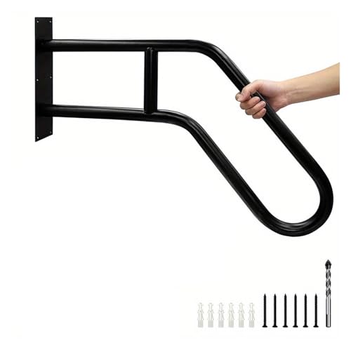 Haltegriffe Im Badezimmer 1 Stück U-förmiger Metallhandlauf for Außentreppen, wandmontierter Sicherheits-Treppengeländer, modernes Eingangsgeländer Haltegriffe Im Badezimmer 1 Stück U-förmiger Metallhandlauf for Außentreppen, wandmontierter Sicherheits-Treppengeländer, modernes Eingangsgeländer von LUYSGBXR
