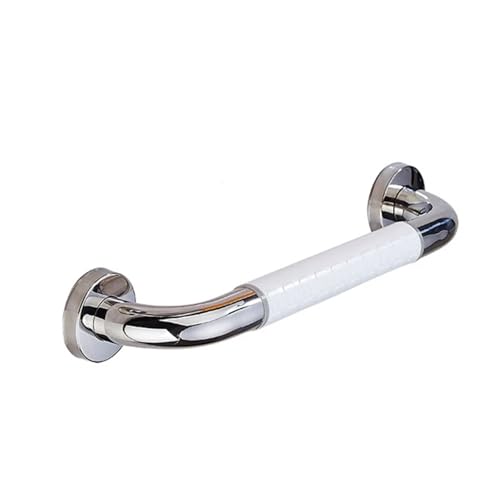 Haltegriffe Im Badezimmer Haltegriff Wandmontage Duschgriffe Badezimmer Balanced Bar Edelstahl Rutschfester Handlauf for Handicap(WHITE,30cm) von LUYSGBXR