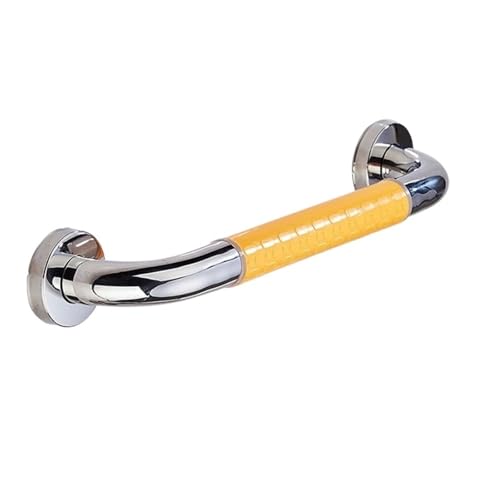 Haltegriffe Im Badezimmer Haltegriff Wandmontage Duschgriffe Badezimmer Balanced Bar Edelstahl Rutschfester Handlauf for Handicap(Yellow,50cm) von LUYSGBXR