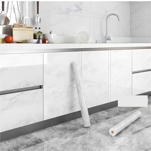 LUYSGBXR 80 cm selbstklebende Tapetenrollen for Küchenschränke, PVC, wasserdicht, Marmor-Wandaufkleber, Vinyl-Kontaktpapier, Heimdekoration(Color C,80CM X 10M) von LUYSGBXR