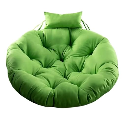 LUYSGBXR Kissen Für Hängesessel Stuhlkissen Sitzkissen Rundes Stuhlpolster Homes Bodenkissen for Die Heimdekoration Weicher Schaukelstuhl Klassisch(Green) von LUYSGBXR