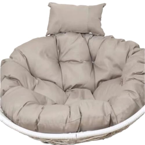 LUYSGBXR Kissen Für Hängesessel Stuhlkissen Sitzkissen Rundes Stuhlpolster Homes Bodenkissen for Die Heimdekoration Weicher Schaukelstuhl Klassisch(Grey) von LUYSGBXR