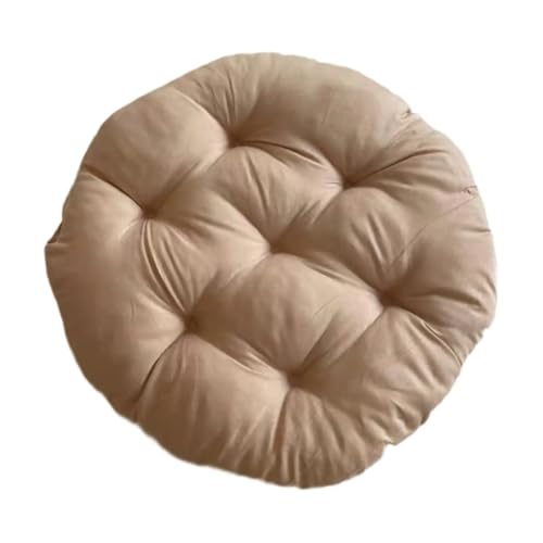 LUYSGBXR Kissen Für Hängesessel Stuhlpolster in Eierform, gepolstertes Sitzkissen, weich, Durchmesser 40 cm, Hängesesselkissen, Terrassenstuhlpolster for Schaukelstuhlsitze(Beige) von LUYSGBXR