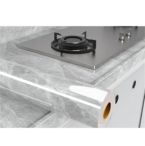 LUYSGBXR Marmor Selbstklebende Tapete for Küche Vinyl Wandaufkleber Wasserdicht Ölbeständig Abziehen Und Aufkleben Schränke Renovierung(Color-5,20m X 60cm) von LUYSGBXR