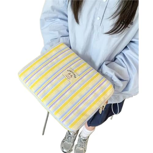 LUYSGBXR Tablet Tasche Laptop-Hülle Abdeckung Tasche 11 13 14 15 15,6 16 Zoll Computer Tragetasche Taschen(Yellow,15-15.6inch) von LUYSGBXR