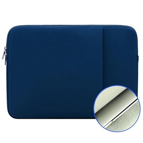 LUYSGBXR Tablet Tasche Laptoptasche, Hülle, Schutzhülle, weiche Notebooktasche(Deep Blue,14.1 inch) von LUYSGBXR