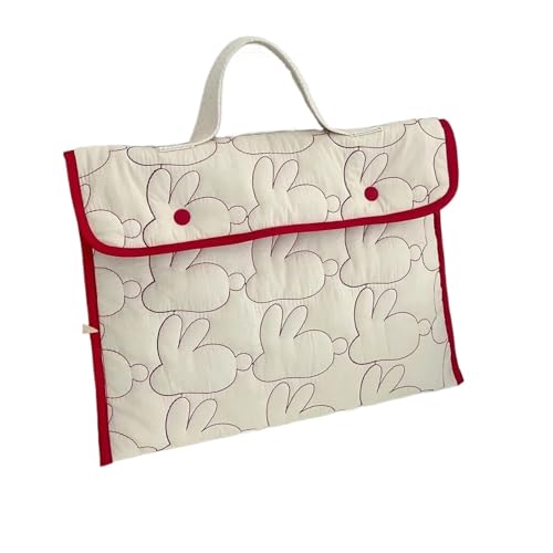 LUYSGBXR Tablet Tasche Laptoptasche 11 14 Zoll for Hülle Tasche Taschen Notebook Computertasche Reisebüro College Tragbares Tablet(Red Rabbit,11 inch) von LUYSGBXR