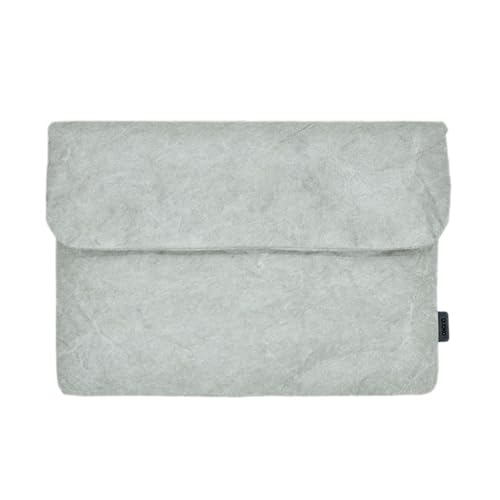 LUYSGBXR Tablet Tasche Laptoptasche im Vintage-Stil, Laptop-Hülle aus Faserpapier(Gray,13-inch) von LUYSGBXR