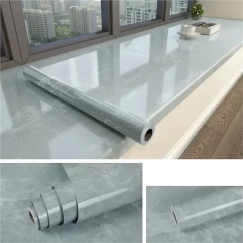 LUYSGBXR Wasserdichte Marmortapete, selbstklebende Folie, ölbeständige Aufkleber for die Küche, hochtemperaturbeständige Kaminwanddekoration(Color-13,60cmx2000cm) von LUYSGBXR