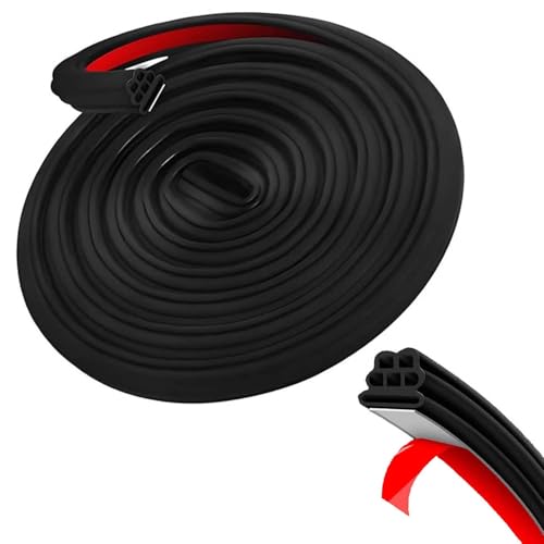 Schalldichter Dichtungsstreifen für Autos für VW ID.3/ID.4/ID.6 Pure Pro Pro-S GTX Crozz, Auto türdichtung Selbstklebend Autotür Gummidichtung Dichtungsband Auto Kantenschutz,B 26m length von LUYSNDFG