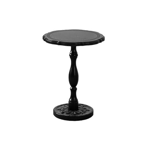 Kleiner Beistelltisch Retro Sofa Beistelltisch Holzmöbel Ecktisch Wohnzimmer Couchtisch Freizeit Runder Tisch C Beistelltisch für Sofa(B) von LUZZILE
