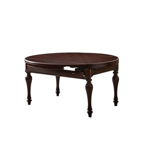 LUZZILE Amerikanischen Retro Variable Runde Tisch Home Restaurant Massivholz Versenkbare Esstisch Esstisch LUZZILE Amerikanischen Retro Variable Runde Tisch Home Restaurant Massivholz Versenkbare Esstisch Esstisch von LUZZILE