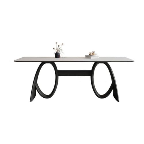 LUZZILE Einfacher High-End-Esstisch aus Massivholz, kreativer rechteckiger Esstisch Esche Esstisch LUZZILE Einfacher High-End-Esstisch aus Massivholz, kreativer rechteckiger Esstisch Esche Esstisch von LUZZILE