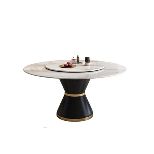 LUZZILE Heller Esstisch aus Steinplatte, modern, schlicht, for Zuhause, kleine Wohnung, rund Esstisch LUZZILE Heller Esstisch aus Steinplatte, modern, schlicht, for Zuhause, kleine Wohnung, rund Esstisch von LUZZILE