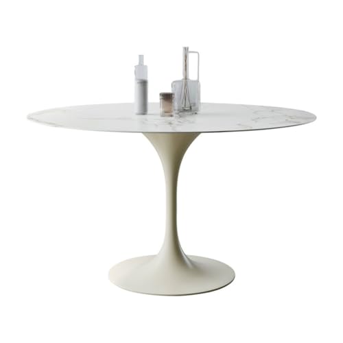 LUZZILE Home Negotiation Empfang Runder Esstisch Rock Plate Simple White Esstisch LUZZILE Home Negotiation Empfang Runder Esstisch Rock Plate Simple White Esstisch von LUZZILE