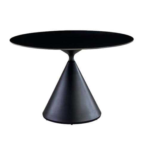 LUZZILE Nordic Einfache Runde Esstisch Reine Schwarz Hause Kleine Wohnung Rock Platte Esstisch LUZZILE Nordic Einfache Runde Esstisch Reine Schwarz Hause Kleine Wohnung Rock Platte Esstisch von LUZZILE