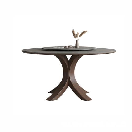 LUZZILE Nordic Rock Platte Esstisch Runde Mit Plattenspieler Hause Wohnzimmer Party Esstisch LUZZILE Nordic Rock Platte Esstisch Runde Mit Plattenspieler Hause Wohnzimmer Party Esstisch von LUZZILE