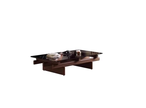 LUZZILE Teetisch aus weißer Eiche, Massivholz, Glas, for Wohnzimmer, moderner, minimalistischer Couchtisch LUZZILE Teetisch aus weißer Eiche, Massivholz, Glas, for Wohnzimmer, moderner, minimalistischer Couchtisch von LUZZILE