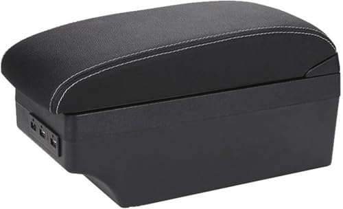 Auto Armlehne Box für Mini R50 R52 R53 R56 R57, Dual Layer Armlehne PU Leder Mittelkonsole Storage Box Automobile Armlehne Auto Armlehne Box für Mini R50 R52 R53 R56 R57, Dual Layer Armlehne PU Leder Mittelkonsole Storage Box Automobile Armlehne von LUlude
