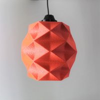 3Dppa Verspiegelter Lampenschirm | Wohnkultur Geschenkidee Geometrisch Pendelleuchten von LV3DPrinting