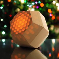 3Dppa Versteckte Bienenwabe Light Box | Personalisierte Geschenke Andenken Wohndekor von LV3DPrinting