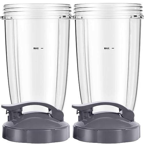 LVAINIT Mixbecher mit Klappdeckel, 680 ml, für NutriBullet Mixer, 600 W, Pro 900 W, NutriBullet Ersatzteile LVAINIT Mixbecher mit Klappdeckel, 680 ml, für NutriBullet Mixer, 600 W, Pro 900 W, NutriBullet Ersatzteile von LVAINIT