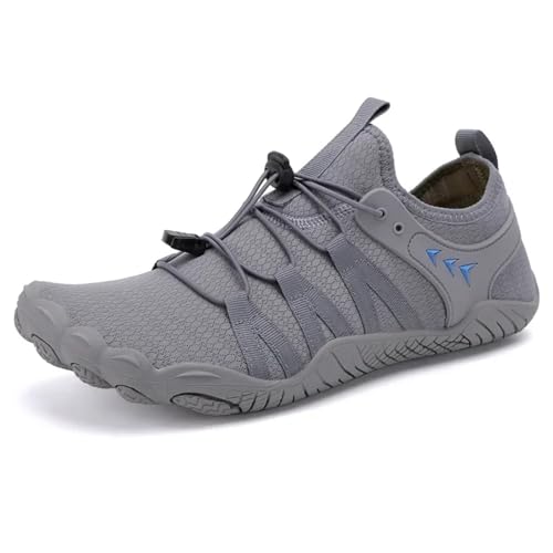 Sommerschuhe Für Draußen, Schnell Trocknende Schuhe, Strandschwimmschuhe, Tauchsport, Wasserschuhe, Watschuhe Für Den Außenbereich (Grey and Blue,39) von LVCHAO