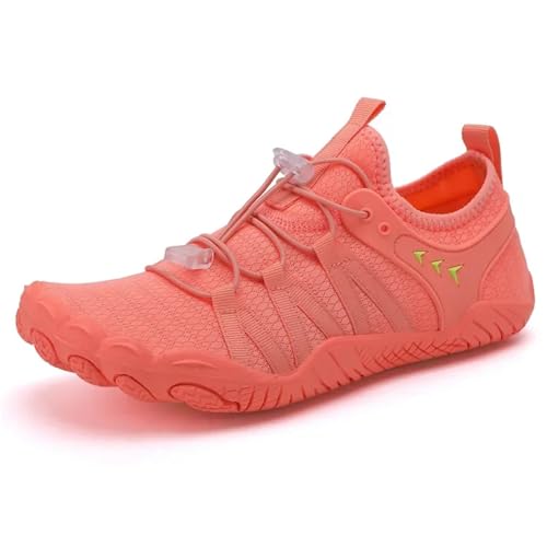 Sommerschuhe Für Draußen, Schnell Trocknende Schuhe, Strandschwimmschuhe, Tauchsport, Wasserschuhe, Watschuhe Für Den Außenbereich (Orange Red,35) von LVCHAO