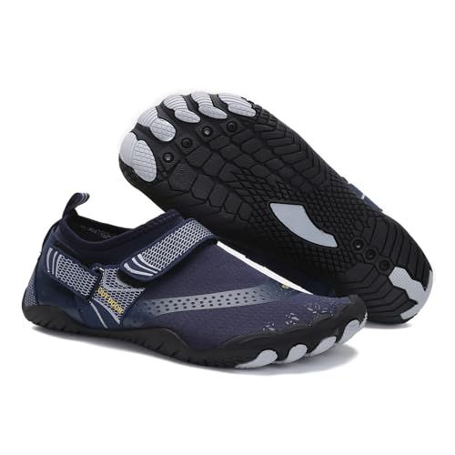 Strandschuhe Für Männer Und Frauen, Schuhe Für Fluss Nach Oben, Schuhe Für Outdoor-Sport, Radfahren, Waten, Barfußschuhe Für Den Outdoor(A021 Blue,36) von LVCHAO