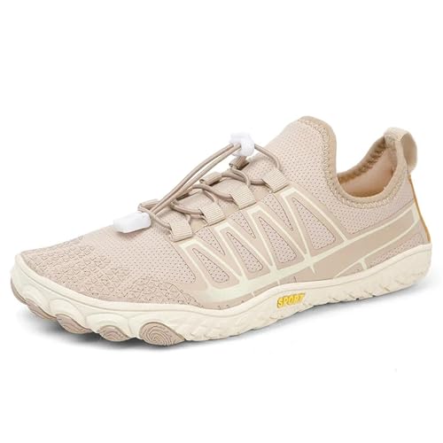 Strandschuhe für Damen und Herren, Barfuß, Schwimmen im Wasser, Fitness & Training, Sommerschuhe, Waten im Freien, Große Größe Für Outdoor Gebrauch(Khaki,39) von LVCHAO