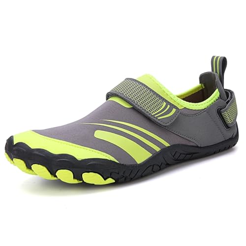 Wasserschuhe Qiuck-Dry Herren Damen Outdoor Strand Schwimmen Waten Atmungsaktive Fünf-Zehen-Hausschuhe Für Den Outdoor(Grey3,35) von LVCHAO