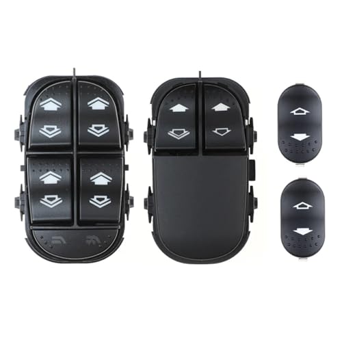 Autofenster Schalter Für Focus CAK 1998-2005 OE 98AB-14A132-DE 98AG-14529-CB 98AG-14529-AC 98AG14529AC Fenster Master Heber Control Schalter Taste(A Set (4pcs)) von LVGVZTTGKM