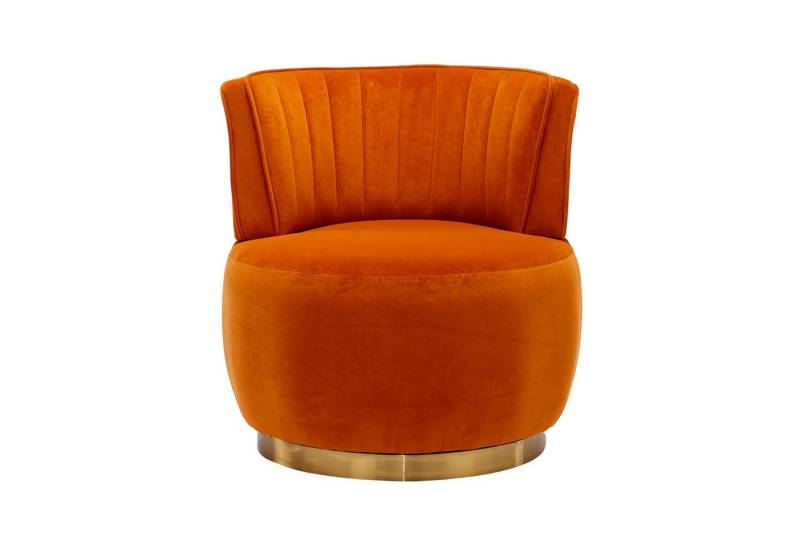 LVHOM Drehsessel 360° Moderner großer Drehstuhl, Akzentstühle – Samt/Teddy-Stoff (Ergonomische Rückenlehne und Bequemer Sitz, runde Sessel mit breiter Polsterung, flauschiger Stoffstuhl), für Wohnzimmer, Schlafzimmer, Wartezimmer, Büro von LVHOM