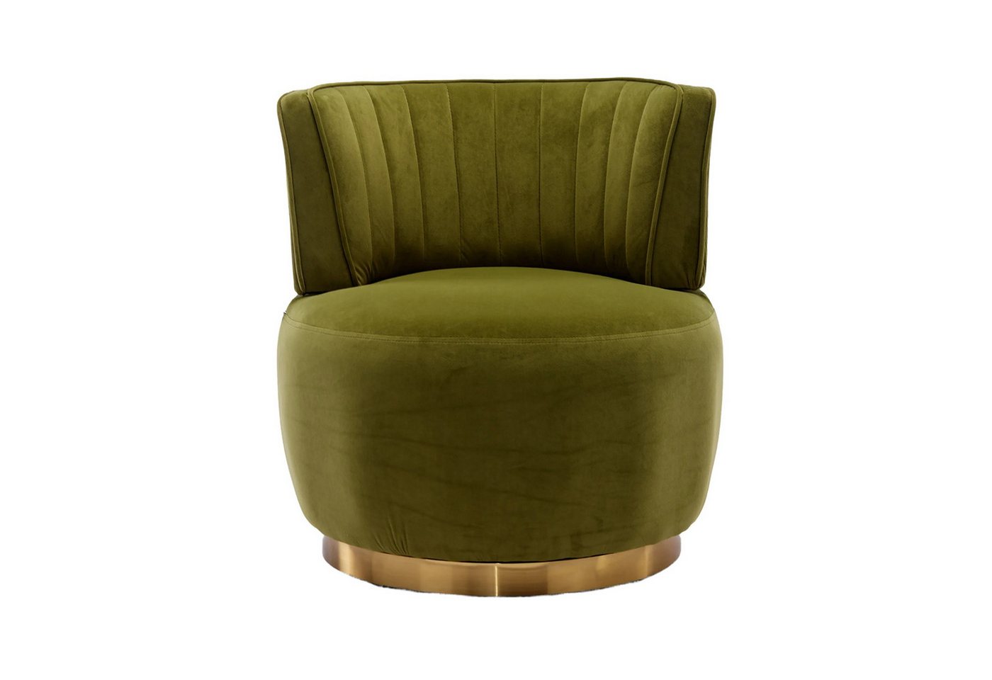 LVHOM Drehsessel 360° Moderner großer Drehstuhl, Akzentstühle – Samt/Teddy-Stoff (Ergonomische Rückenlehne und Bequemer Sitz, runde Sessel mit breiter Polsterung, flauschiger Stoffstuhl), für Wohnzimmer, Schlafzimmer, Wartezimmer, Büro von LVHOM