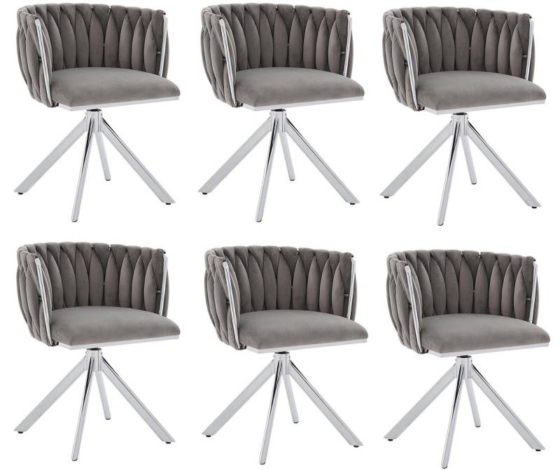 LVHOM Esszimmerstuhl Set, 180° drehbar mit runden Rückenlehne, Wohnzimmerstuhl aus Samt (2er-Set, erogonomer Ringrücken, höhenverstellbare Anti-Rutsch-Gleiter, Adaptiver Rutschschutz, Max. Belastbarkeit (150 kg), Atmungsaktiver Velours, Orthopädischer Halt, 3 St), für Homeoffice/Büro/Lounge/Gaming • 4 Trendfarben, 3 Rahmenfarbe LVHOM Esszimmerstuhl Set, 180° drehbar mit runden Rückenlehne, Wohnzimmerstuhl aus Samt (2er-Set, erogonomer Ringrücken, höhenverstellbare Anti-Rutsch-Gleiter, Adaptiver Rutschschutz, Max. Belastbarkeit (150 kg), Atmungsaktiver Velours, Orthopädischer Halt, 3 St), für Homeoffice/Büro/Lounge/Gaming • 4 Trendfarben, 3 Rahmenfarbe von LVHOM
